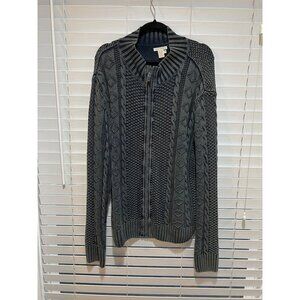 Carbon2Cobalt Full Zip Mens Sweater - Size‎ XL